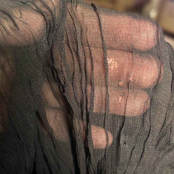 80's Jakelin Maxi Dress S FLAWS Witchy Whimsygoth Goth Fairy Grunge Thrashed - Picture 13 of 15